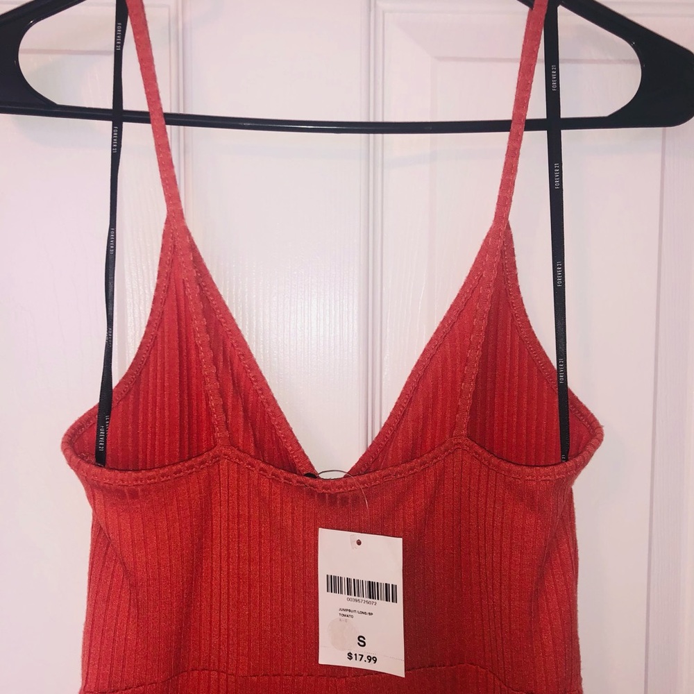 Orange Forever 21 romper - Picture 4 of 4